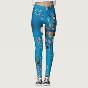 Elektronische Leiterplatte Leggings