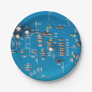 Elektronische Leiterplatte Pappteller