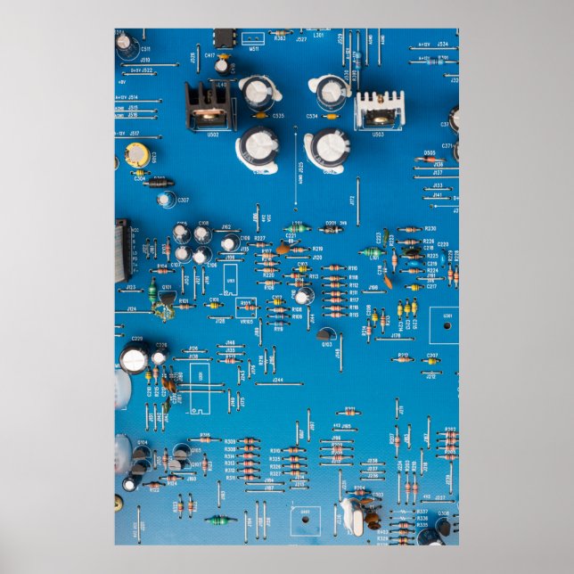 Elektronische Leiterplatte Poster (Vorne)