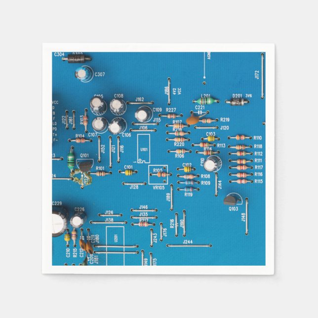 Elektronische Leiterplatte Serviette (Vorderseite)