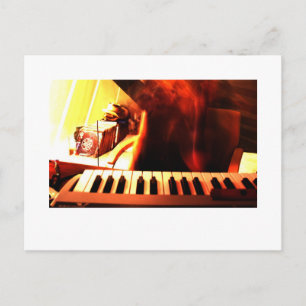 Elektronische Musik Postkarte