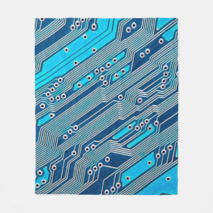 Elektronische Platine nah. Schaltung, Tafel, b Fleecedecke