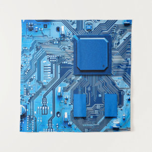 Elektronische Platine nah. Schaltung, Tafel, Wandteppich