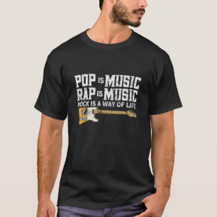 Elektronische Rock-Gitarre T-Shirt