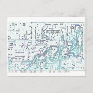 elektronische Schaltung Postkarte