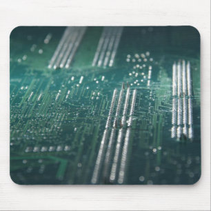 Elektronische Stadt Mousepad