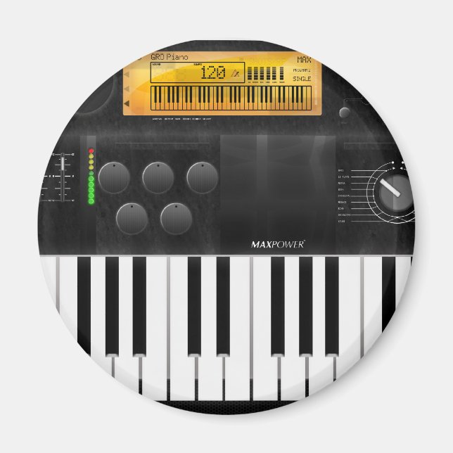 Elektronische Tastatur Magnet (Vorne)