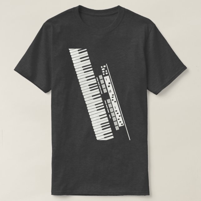 Elektronische Tastatur T-Shirt (Design vorne)