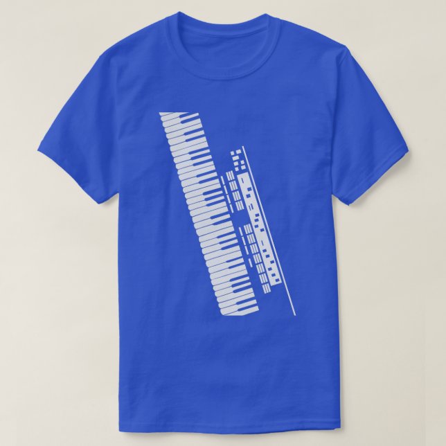 Elektronische Tastatur T-Shirt (Design vorne)