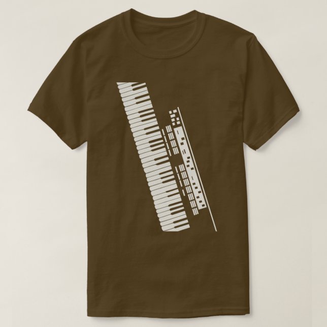Elektronische Tastatur T-Shirt (Design vorne)