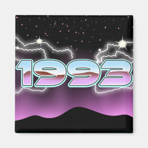 Elektronischer Schlüsselanhänger 1993 auf Postkart Magnet