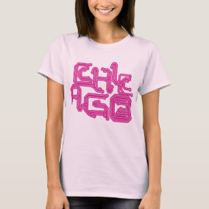 Elektronisches Chicago PWB T - Girly Rosa T-Shirt