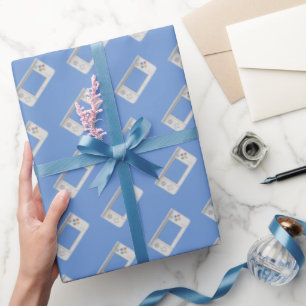 Elektronisches Gaming-Gerät für alte Schulgeräte Geschenkpapier