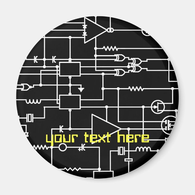 elektronisches Projekt Magnet (Vorne)