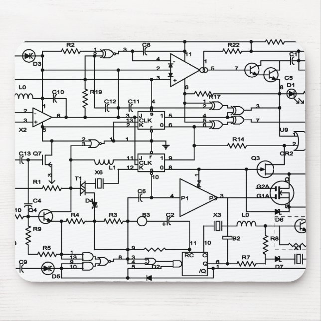 elektronisches Projekt Mousepad (Vorne)