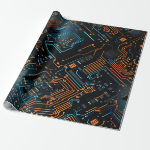 Elektronisches Schaltpapier Geschenkpapier