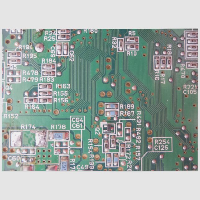 Elektronisches Schalttafel Seidenpapier (Vorderseite)