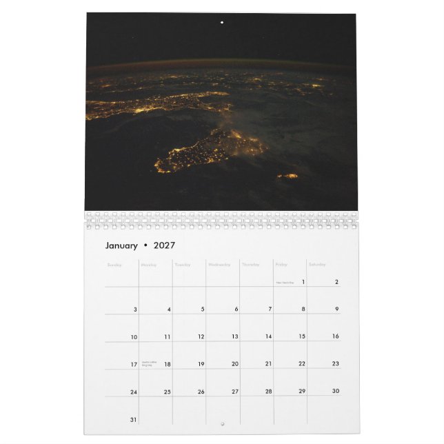 Elektroplanetkalender Kalender (Jan 2027)