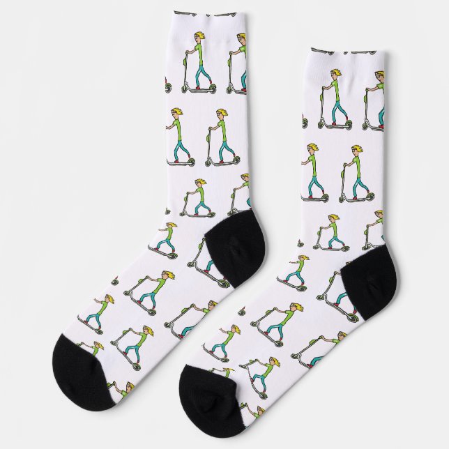 Elektroroller Socken (Linkes Detail)