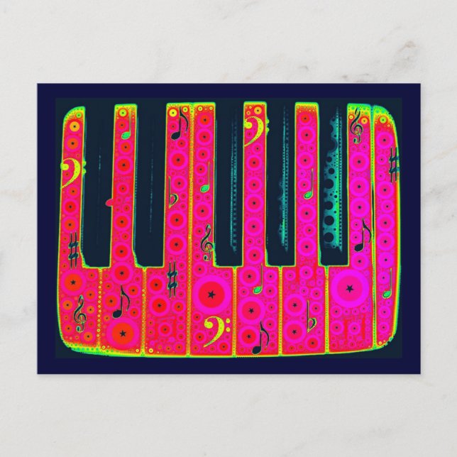 Elektroschlüssel Postkarte (Vorderseite)