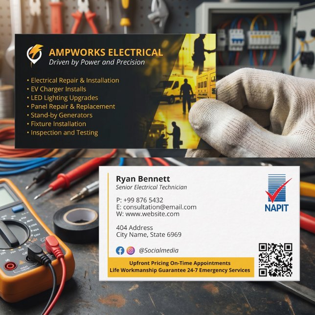 Elektroservice | Spezialbau Visitenkarte (Von Creator hochgeladen)