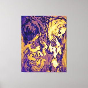 elektroStrahlung Leinwanddruck