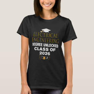Elektrotechnik-Abschluss freigeschaltet Cl von 202 T-Shirt