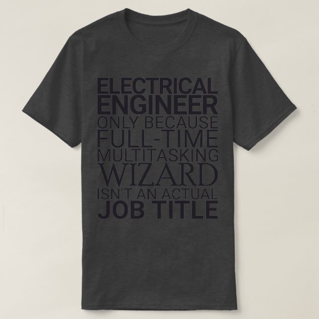 Elektrotechnik-Assistent T-Shirt (Design vorne)