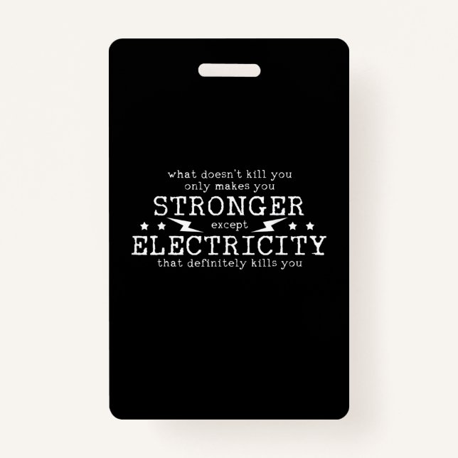 Elektrotechnik Ausweis (Vorderseite)