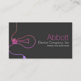 Elektrotechnik, Elektrotechnik, Baudienstkarte Visitenkarte