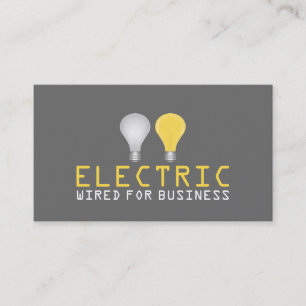 Elektrotechnik, Elektrotechnik, Baudienstkarte Visitenkarte