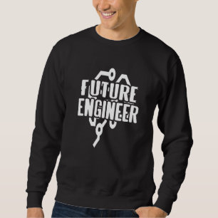 Elektrotechnik Schaltkreis Kinder Zukunft Motor Sweatshirt