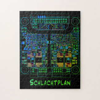 Elektrotechniker Puzzle Schaltplan "Schlachtplan"