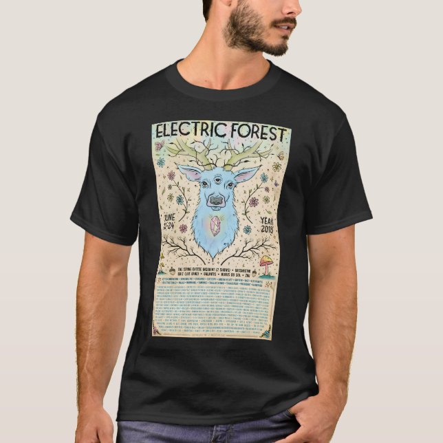 Elektrowald 2018 T-Shirt (Vorderseite)