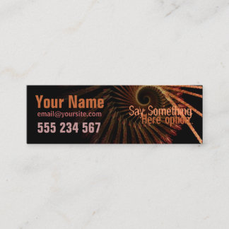 ElektrozArt #003 Profile Business Card Mini Visitenkarte