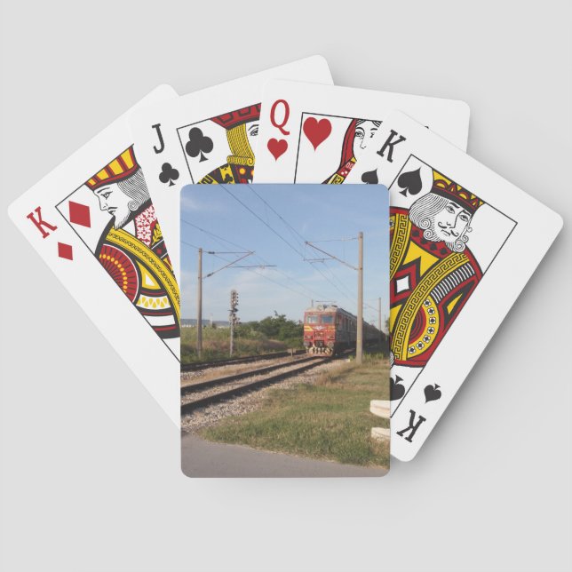Elektrozug Spielkarten (Rückseite)