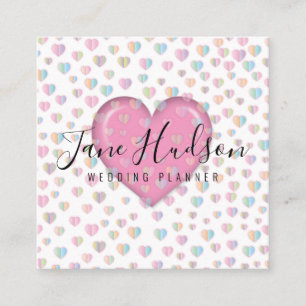 Elelgant Simple Minimalistisch Editable Business C Quadratische Visitenkarte