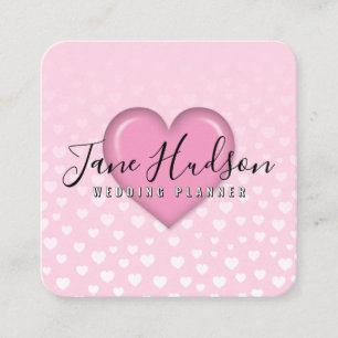 Elelgant Simple Minimalistisch Editable Business C Quadratische Visitenkarte