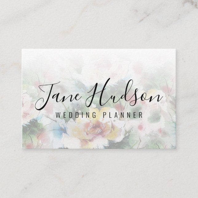 Elelgant Simple Minimalistisch Editable Business C Visitenkarte (Vorderseite)