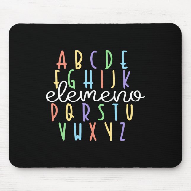 Elemeno Kindergarten Lehrer Niedliche Geschenke zu Mousepad (Vorne)