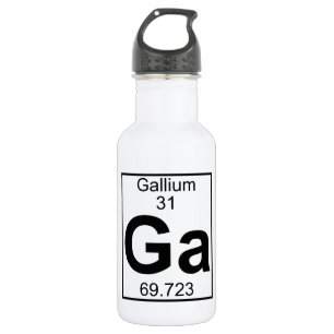 Element 031 - GA - Gallium (voll) Edelstahlflasche