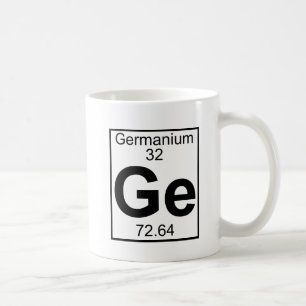 Element 032 - GE - Germanium (voll) Kaffeetasse