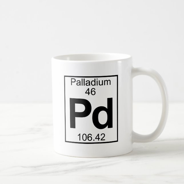 Element 046 - Palladium - Palladium (voll) Tasse (Rechts)