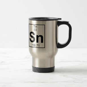 Element 050 - Sn - Zinn (voll) Reisebecher