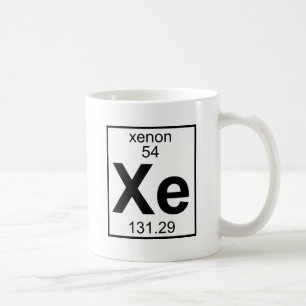 Element 054 - Xe - Xenon (voll) Kaffeetasse