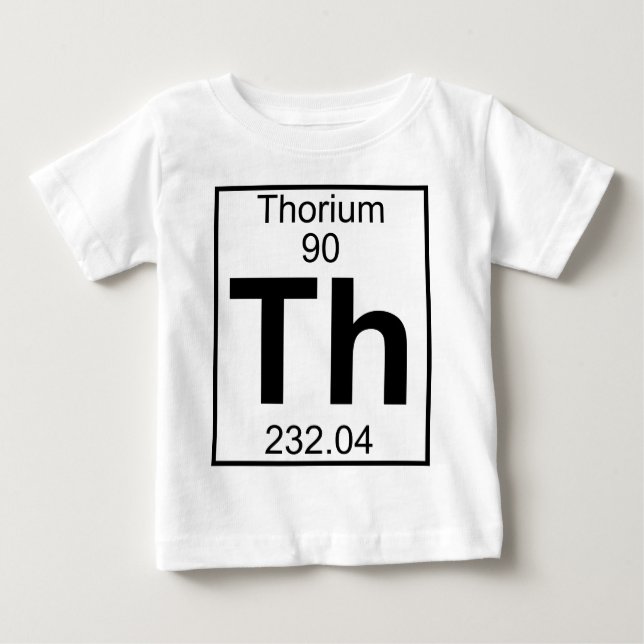 Element 090 - Th - Thorium (voll) Baby T-shirt (Vorderseite)