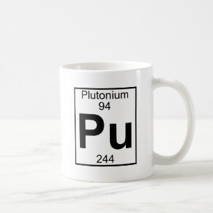 Element 094 - PU - Plutonium (voll) Tasse