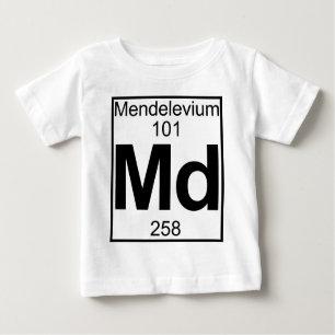 Element 101 - Md - Mendelevium (voll) Baby T-shirt