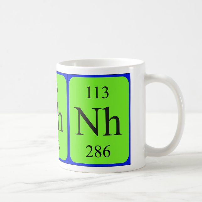 Element 113 Tasse - Nihonium (Rechts)