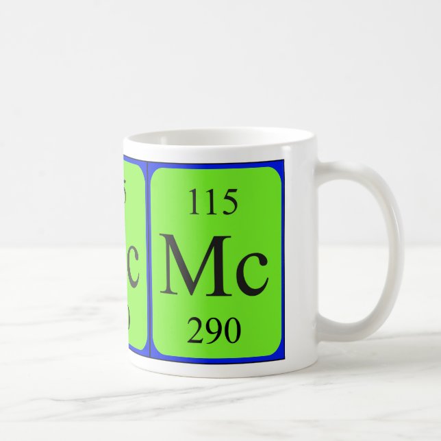 Element 115 Tasse - Moscovium (Rechts)